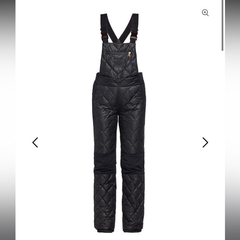 Goldbergh KAYA SALOPETTE BLACK Ski Pants Overalls NWT US size 10 ski bibs - Picture 6 of 12